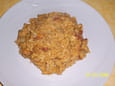 Risotto aux coques et chorizo