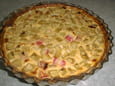 Tarte � la rhubarbe