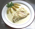 Flanc de turbot, beurre blanc au Riesling