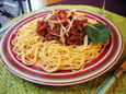 Spaghettis sauce bolognaise