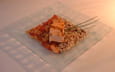 Saumon � l�unilat�rale, duo de riz et fenouil