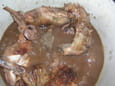 Lapin sauce au vin