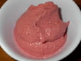 Glace � la fraise
