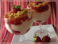 Cr�me de mascarpone et fraises fondantes