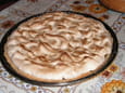 Tarte � la rhubarbe meringu�e
