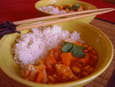 Mijot� de dinde � la chinoise