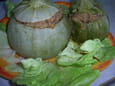 Courgettes farcies � la semoule