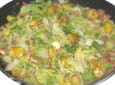 Chou vert aux ch�taignes