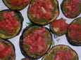 Bruschettas d aubergine au pesto