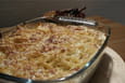 Gratin de p�tes au jambon