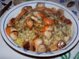 Saint-Jacques, tagliatelles et fondue de poireaux