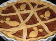 Tarte aux oignons rouges confits
