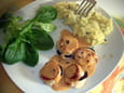 Saint-Jacques aux truffes, pur�e � l huile d olive