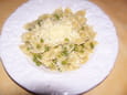 Papillons aux petits pois