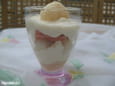 Tiramisu au litchi et � la rose
