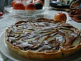 Tarte au chocolat et � la poire