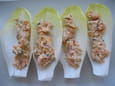 Rillettes de saumon sur lit d endive