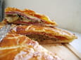 Feuillet� jambon-comt�-courgettes