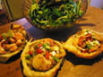 Tartelette de  Saint-Jacques aux petits l�gumes
