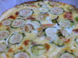 Clafoutis de courgettes au Munster