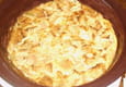 Clafoutis pomme rhubarbe