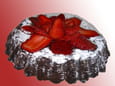 Moelleux au chocolat et aux fraises