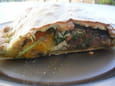 Calzone aux l�gumes grill�s