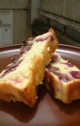 Clafoutis cerises-chocolat