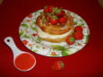 Paris-Brest � la cr�me de citron et aux fraises