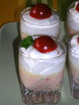 Verrines de rillettes de saumon