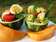 Courgettes rondes farcies