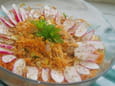 Salade de carottes au thon, vinaigrette � l orange