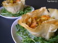 Panier de brick aux fruits de mer