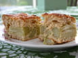 G�teau lorrain � la rhubarbe