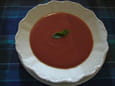 Soupe froide de tomate � la proven�ale