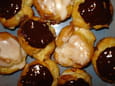 Petits choux � la cr�me p�tissi�re