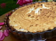 Tarte � la rhubarbe meringu�e