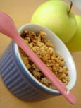 Crumble aux pommes, � l avoine et � la cannelle