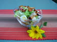 Salade d automne aux girolles et lapin confit