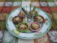 Fricass�e de girolles et noisettes en amuse-bouche