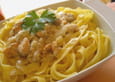 Tagliatelles au saumon et au parmesan