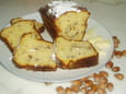 Cake au chocolat blanc et aux noisettes