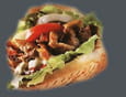 Sandwich libanais ou kebab