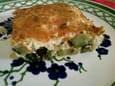 Clafoutis de courgettes au ch�vre