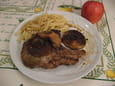 C�tes de porc aux pommes et sirop d �rable