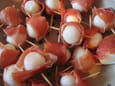 Oeufs de caille au jambon de Bayonne