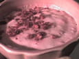 Mousse aux framboises