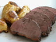Magret de canard � la cr�me de cassis