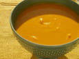 Velout� de potimarron au lait de coco