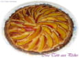 Tarte aux p�ches sur cr�me d amande